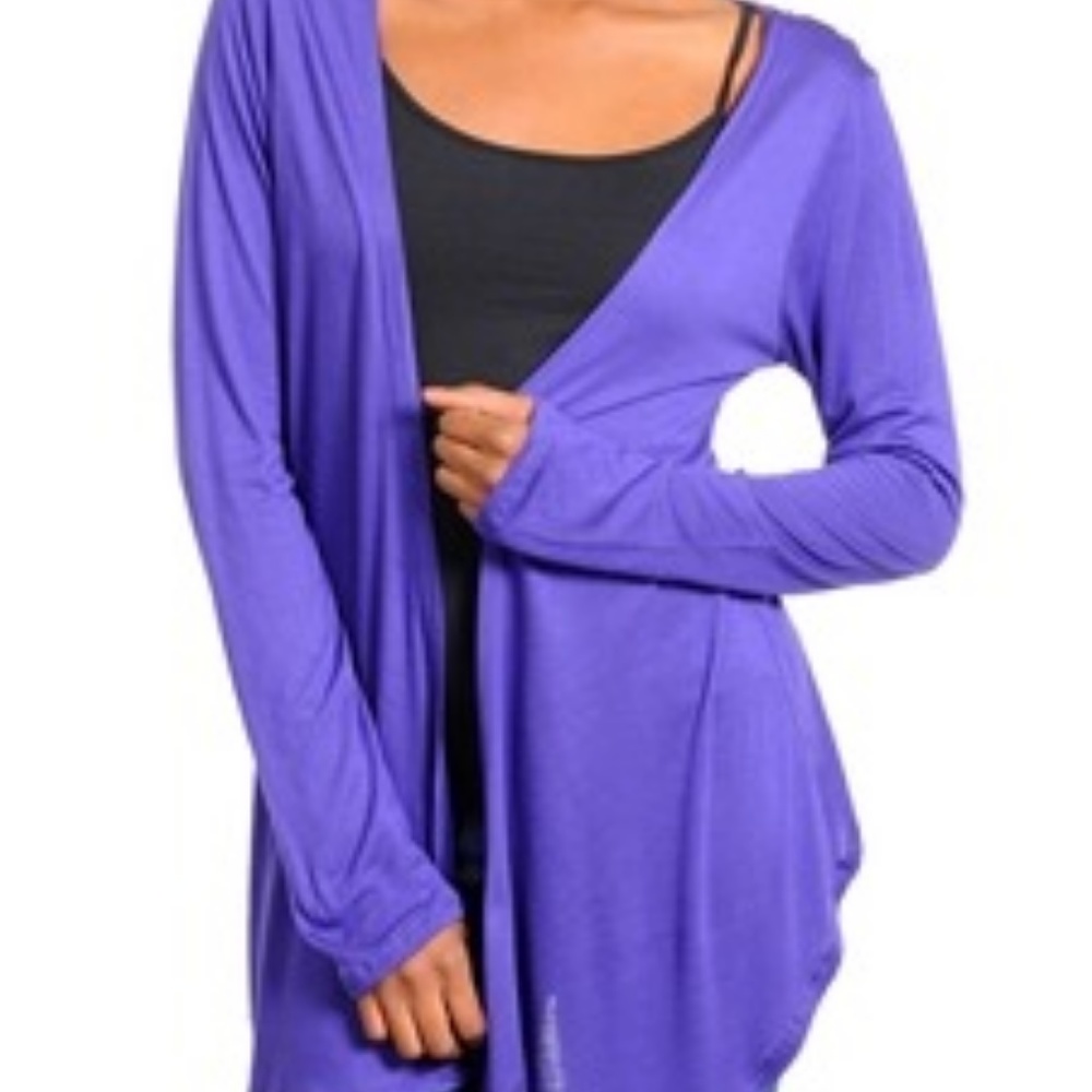 Purple Cardigan